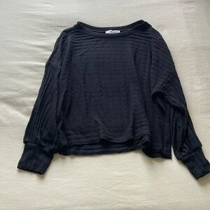 Boxy black sweater!